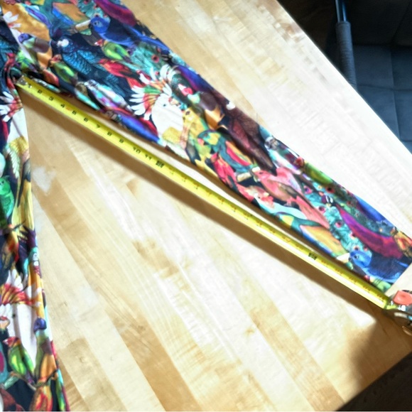 Adidas Originals Trefoil Track Suit Tropical Bird Print Jacket Pants Small OG - Picture 8 of 16